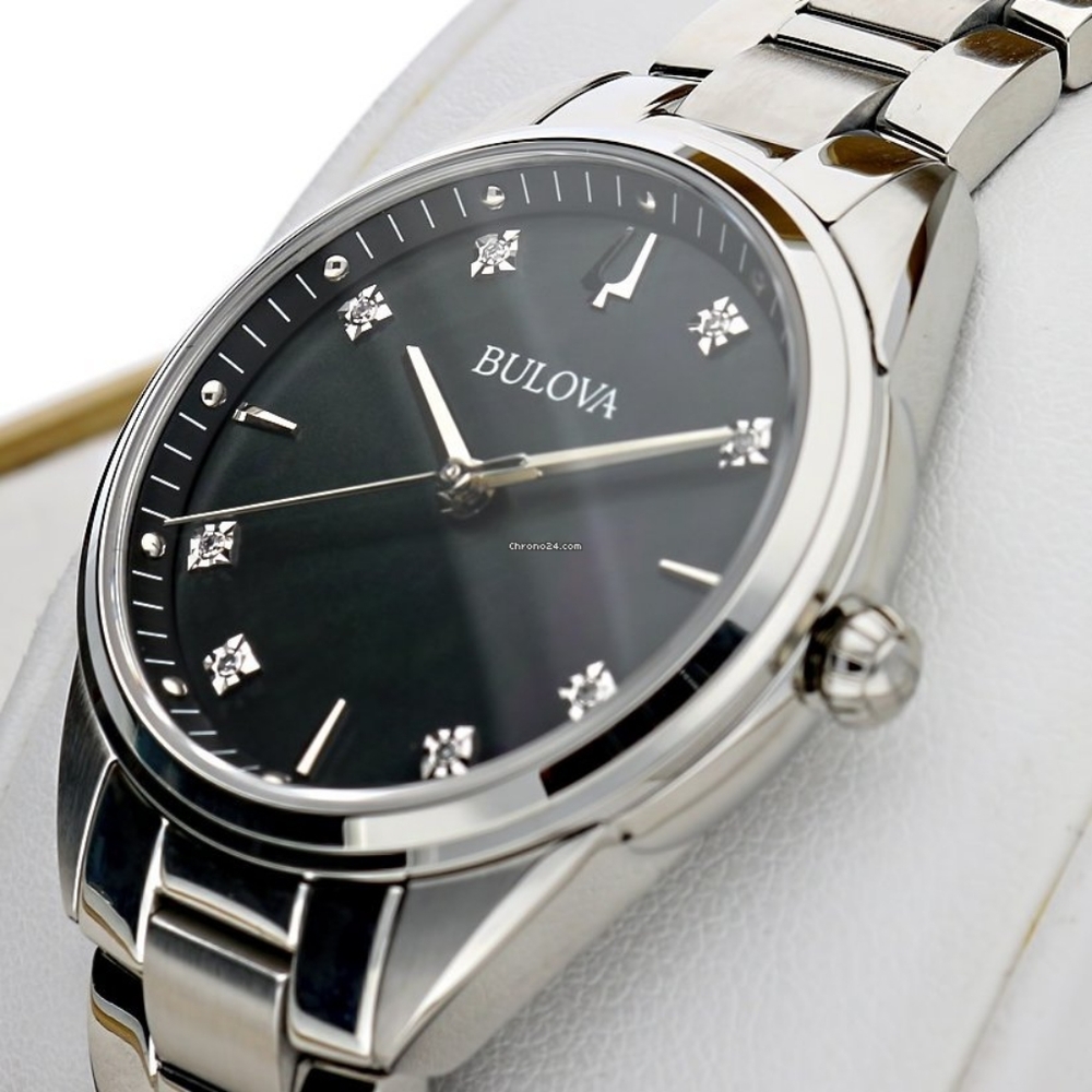 ***NEW*** Bulova Classic Sutton Quartz Diamond Ladies Watch - Picture 3 of 16